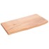 Estante de pared madera de roble tratada marrón claro