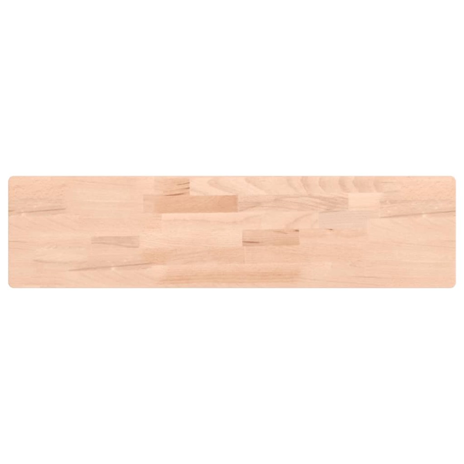 Estante de pared madera maciza de haya 80x20x4