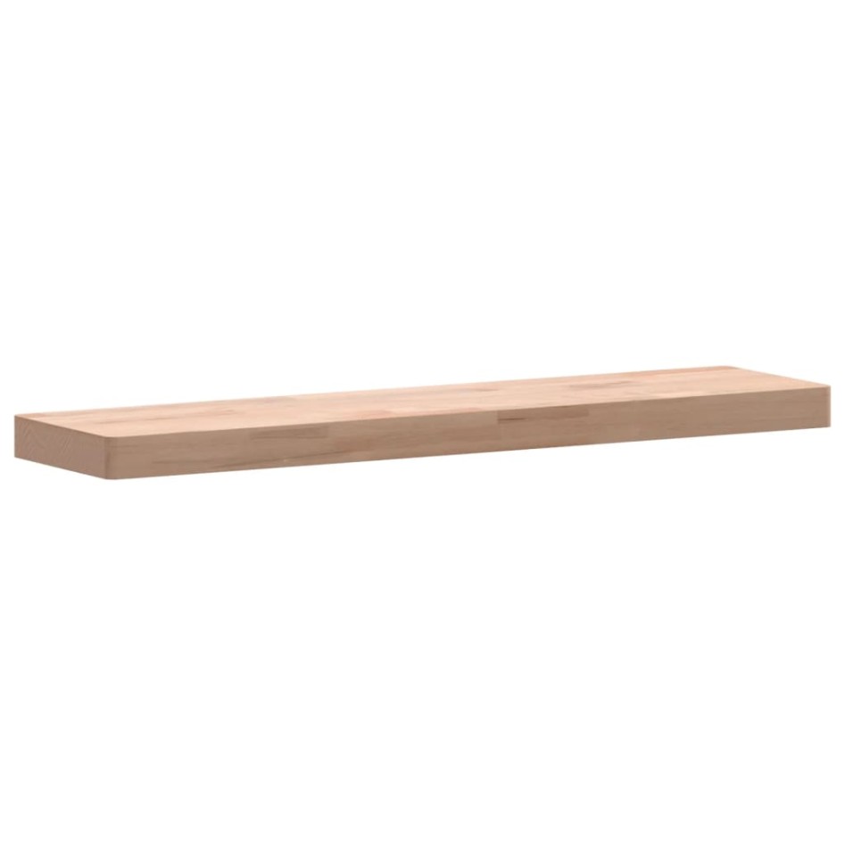 Estante de pared madera maciza de haya 80x20x4