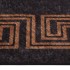Alfombra lavable antideslizante negro y dorado 120x170