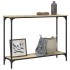 Mesa consola madera de ingeniería roble Sonoma 101x30,5x75