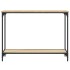 Mesa consola madera de ingeniería roble Sonoma 101x30,5x75