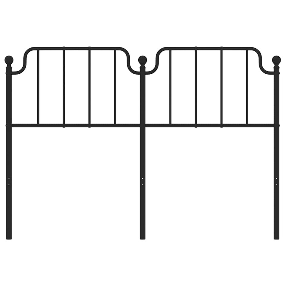 Cabecero de metal negro 150