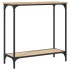 Mesa consola madera de ingeniería roble Sonoma 75x30,5x75