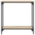 Mesa consola madera de ingeniería roble Sonoma 75x30,5x75