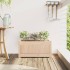 Jardinera de madera maciza de pino 60x31x31
