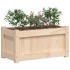 Jardinera de madera maciza de pino 60x31x31