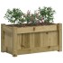 Jardinera de madera de pino impregnada 60x31x31