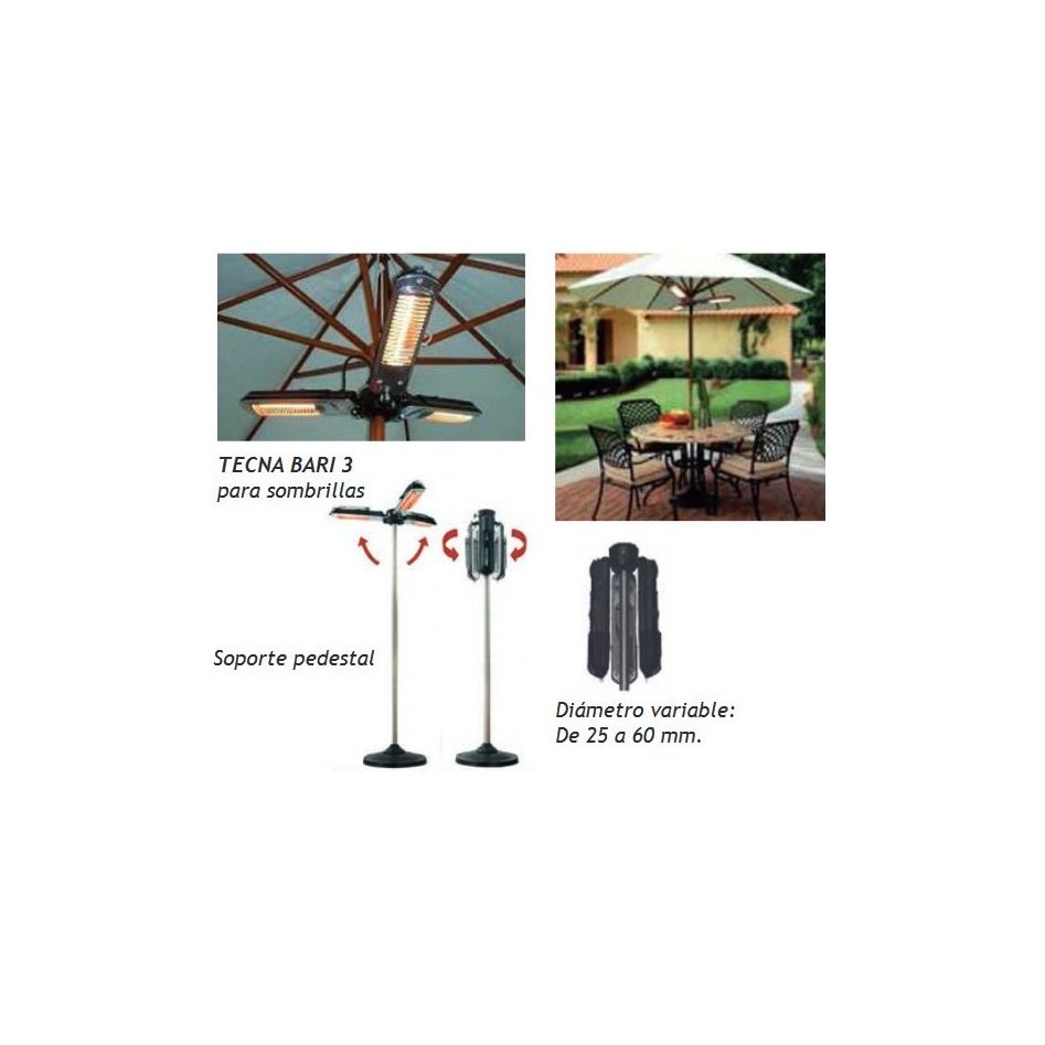 Calefactor para Sombrillas Bari 3