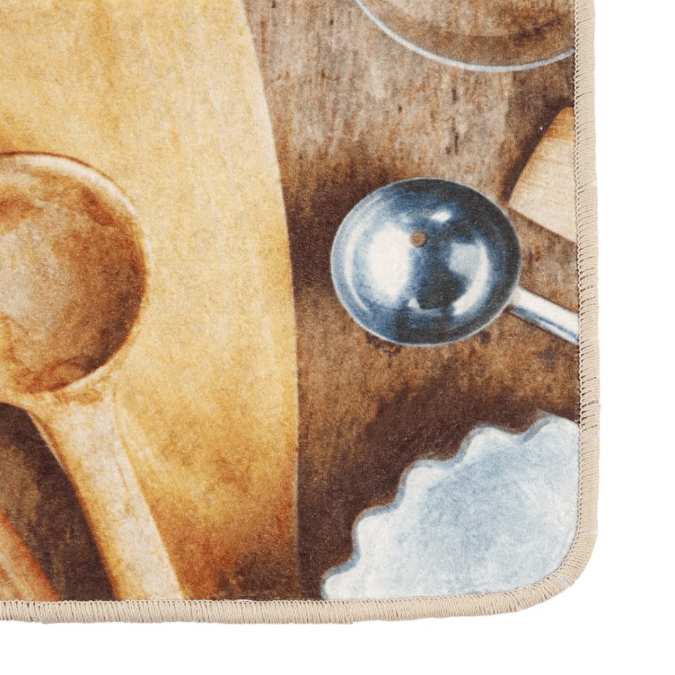 Alfombra de cocina lavable antideslizante multicolor 60x180