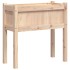 Jardinera con patas madera maciza de pino 70x31x70