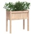 Jardinera con patas madera maciza de pino 70x31x70