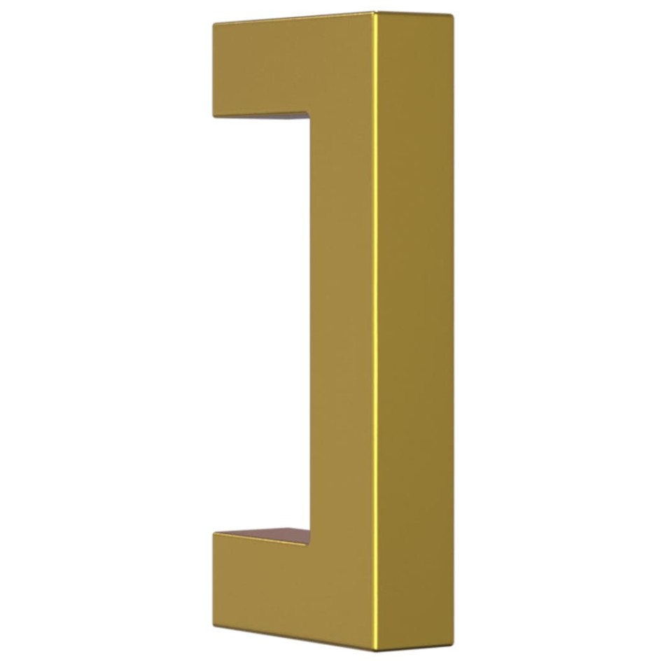 Tiradores para armarios 20 uds acero inoxidable dorado 64