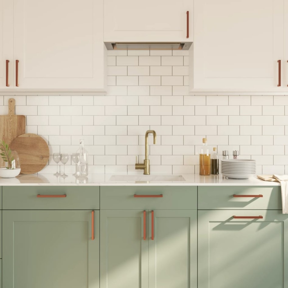 Tiradores para armarios 20 uds acero inoxidable bronce 160