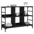 Aparador de madera de ingeniería negro 102x32x73,5