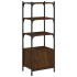 Librería 3 estantes madera ingeniería marrón 41x30x109,5