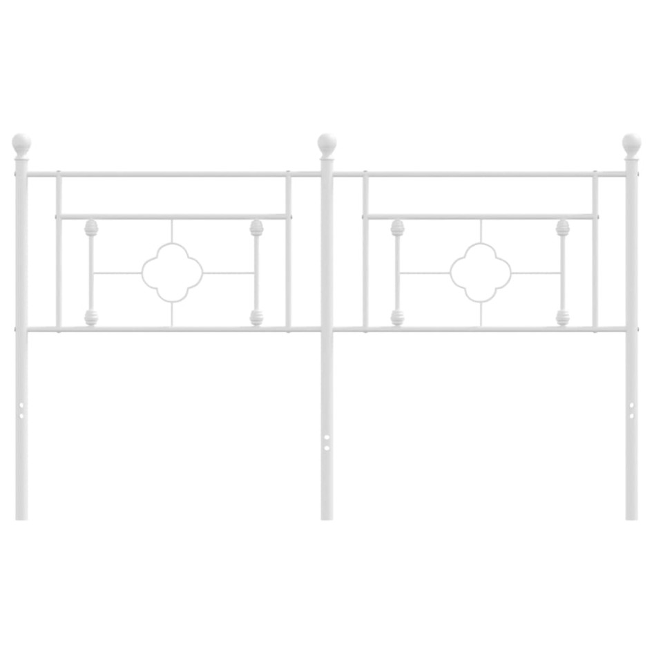 Cabecero de metal blanco 150