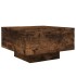 Mesa de centro madera de ingeniería roble ahumado 55x55x31