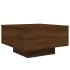 Mesa de centro madera de ingeniería roble marrón 55x55x31