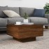 Mesa de centro madera de ingeniería roble marrón 55x55x31