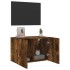 Mueble para TV de pared roble ahumado 60x30x41