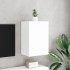 Mueble de TV de pared madera ingeniería blanco 40,5x30x60