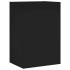 Mueble de TV de pared madera de ingeniería negro 40,5x30x60