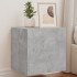 Mueble de TV de pared con luces LED gris hormigón 40,5x35x40