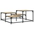 Mesa de centro madera ingeniería roble Sonoma 87,5x87,5x40