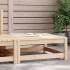 Taburete de jardín madera maciza de pino 70x70x30