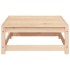 Taburete de jardín madera maciza de pino 70x70x30