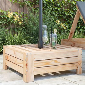 Cubierta para base de sombrilla madera maciza de