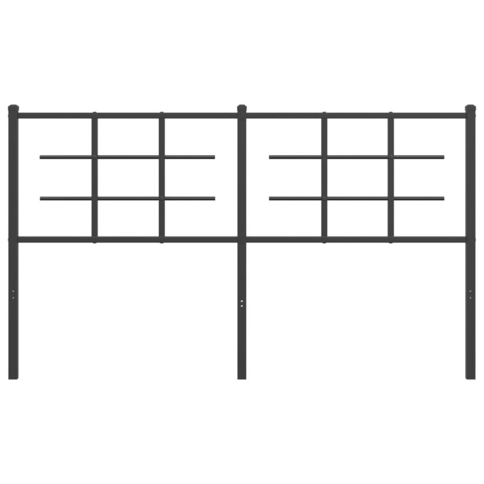 Cabecero de metal negro 160