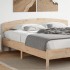 Cabecero de madera maciza de pino 180