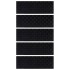 Alfombrillas de escalera de goma 5 uds 25x75