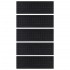 Alfombrillas de escalera de goma 5 uds 25x75