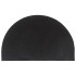 Felpudo semicircular de fibra de coco natural 50x80
