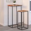 Tablero de mesa rectangular acacia borde vivo 50x40x2,5 cm
