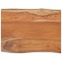 Tablero de mesa rectangular acacia borde vivo 50x40x2,5
