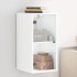 Mueble de pared con puertas de vidrio blanco 35x37x68,5