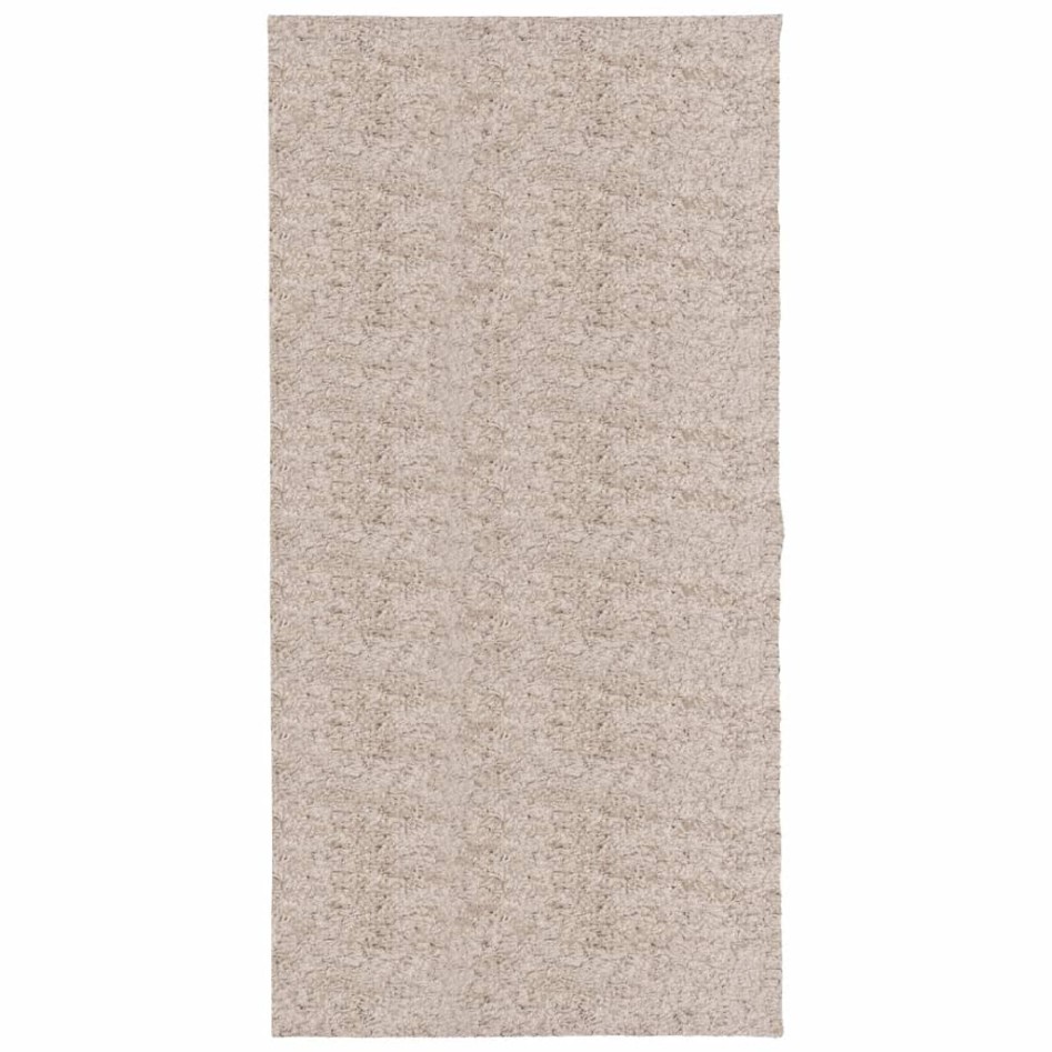 Alfombra peluda de pelo largo moderna PAMPLONA beige 100x200