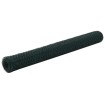 Alambrada de gallinero acero revestimiento PVC verde 25x1,2 m