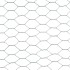 Alambrada de gallinero acero revestimiento PVC verde 25x1,2