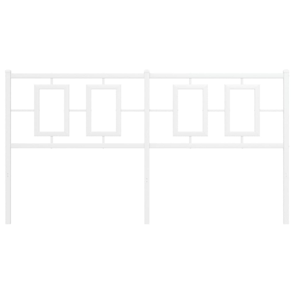 Cabecero de metal blanco 150