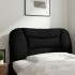 Cabecero de cama acolchado tela negro 80