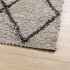 Alfombra pelo largo moderna PAMPLONA beige antracita 120x170