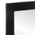 Espejo de baño madera maciza de mango y vidrio 55x1x60