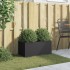 Jardinera acero negro 62x30x29