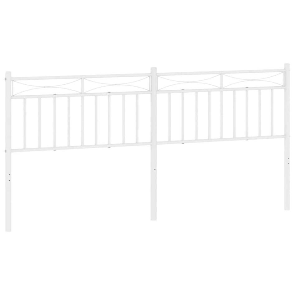 Cabecero de metal blanco 180