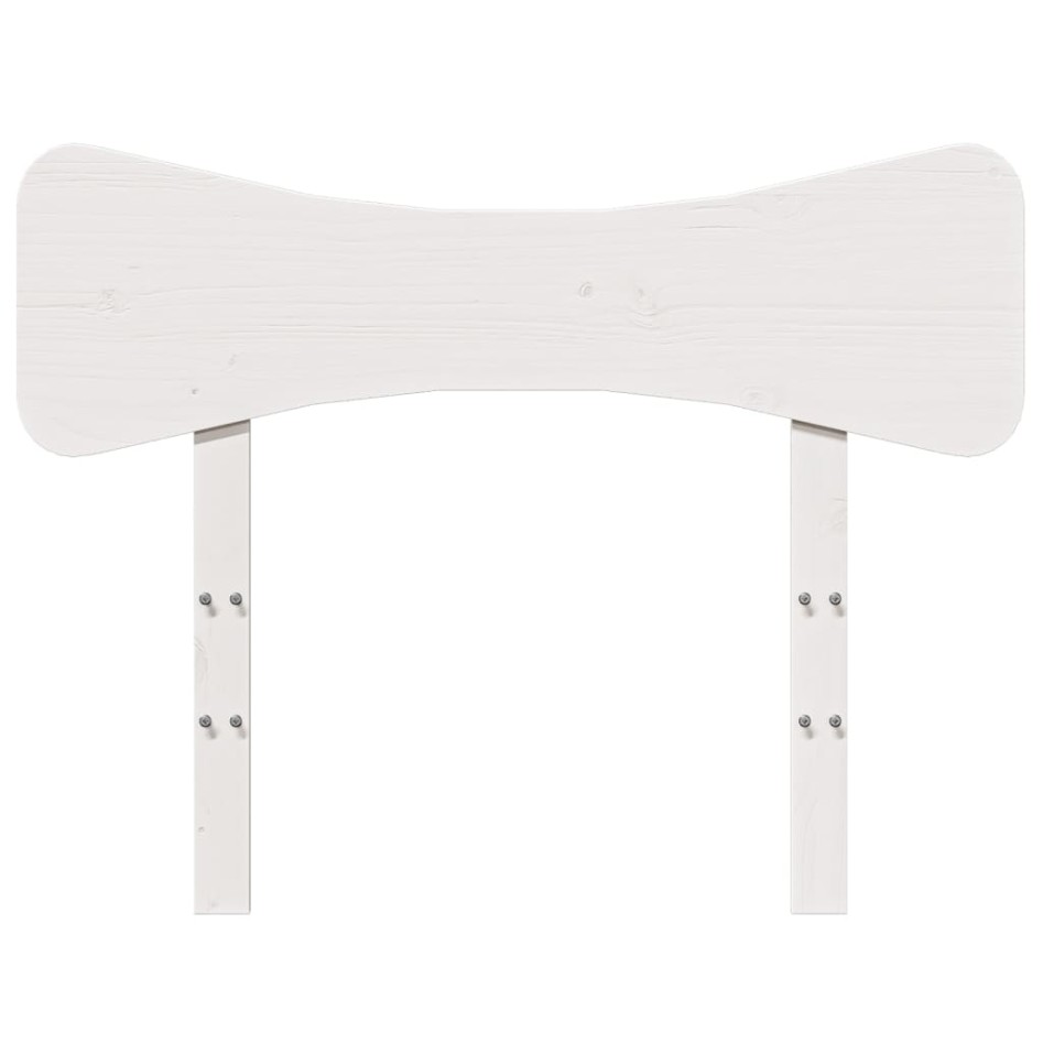 Cabecero de cama madera maciza de pino blanco 90